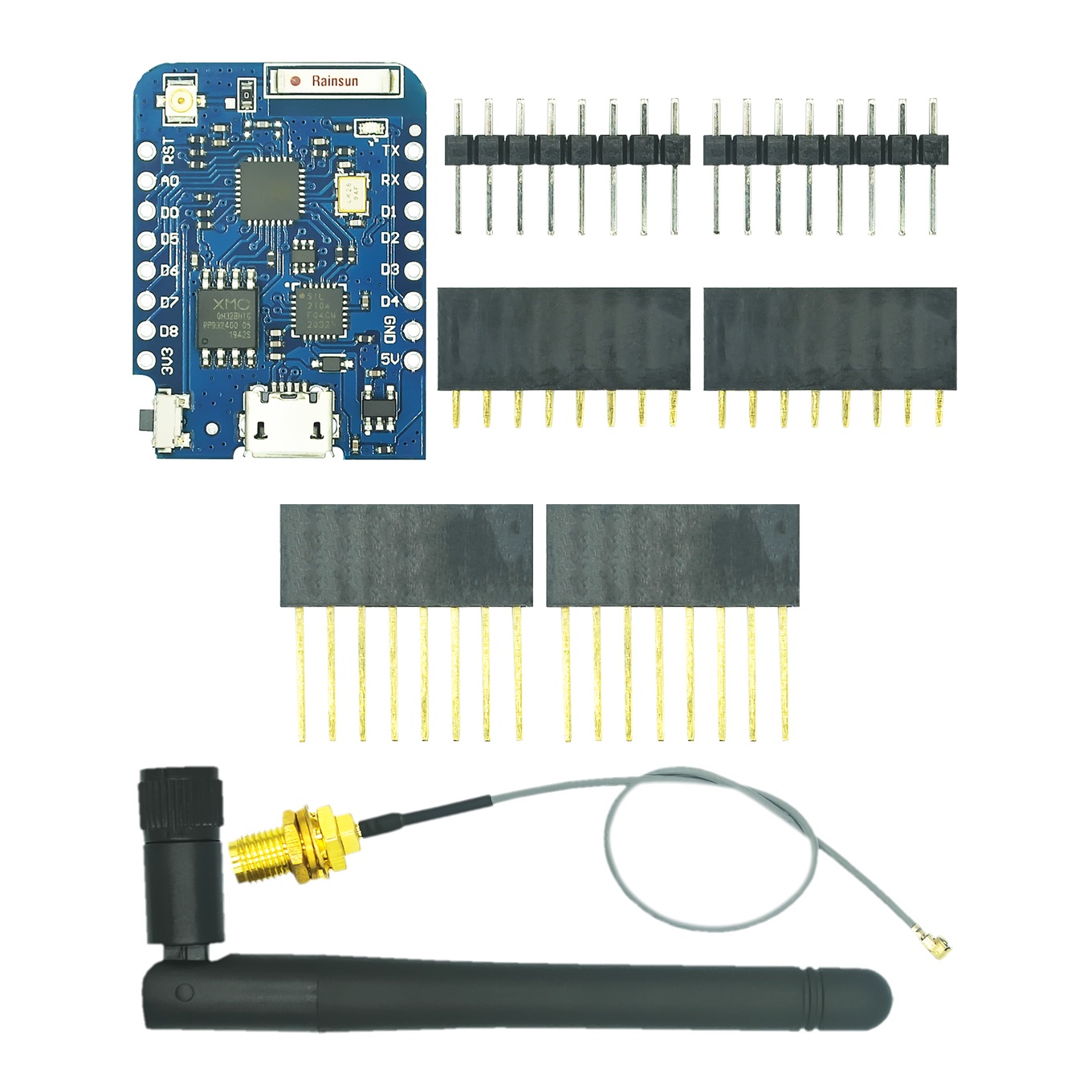 Wemos D1 - Wemos D1มินิโปร4ม. 16ม. ไบต์ขั้วต่อเสาอากาศภายนอกแบบไบต์ ESP8266โหนด ESP-8266EX