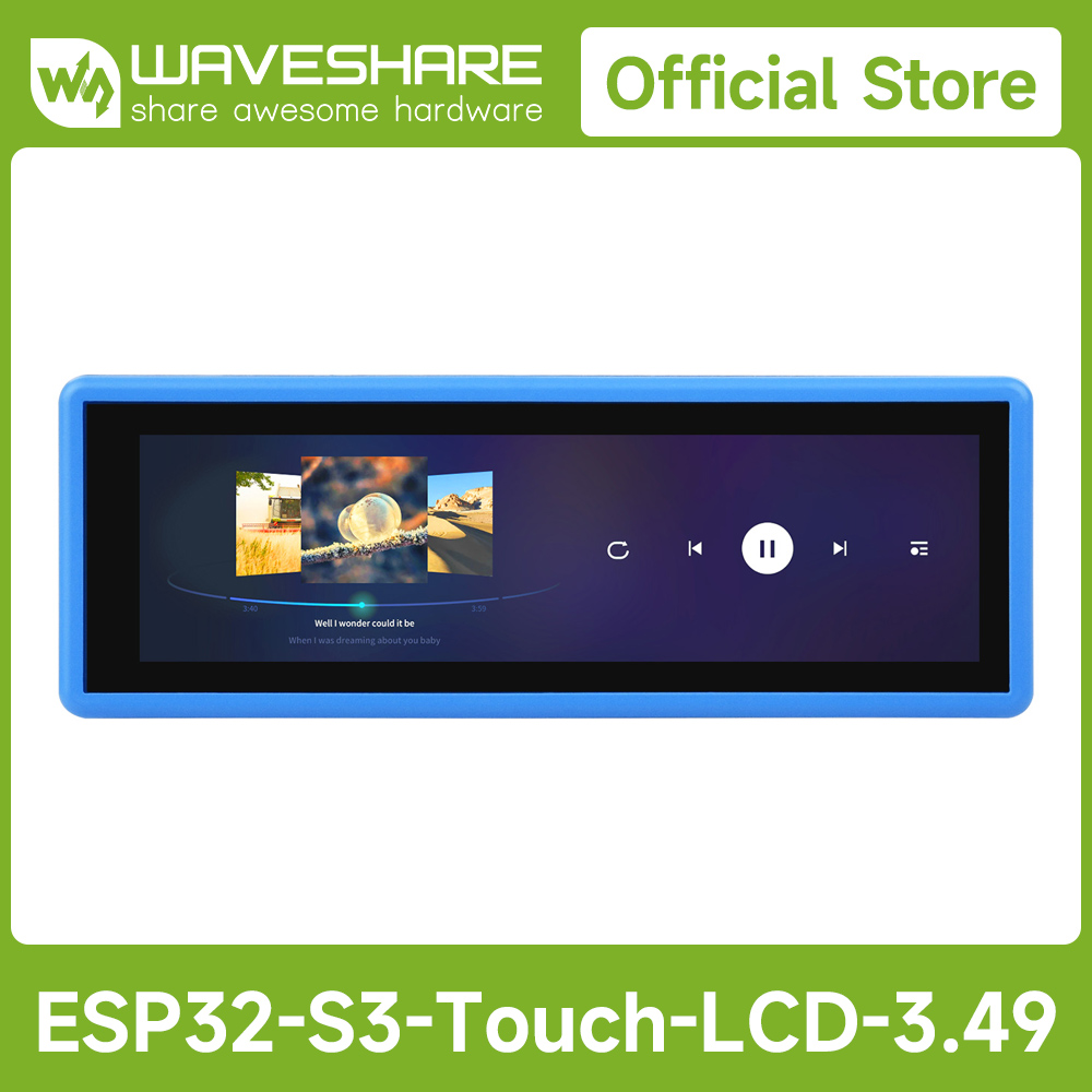 Waveshare Esp32 - เวฟแชร์ ESP32-S3 บอร์ดพัฒนาประสิทธิภาพสูงพร้อมจอแสดงผลแบบสัมผัสแบบคาปาซิทีฟ IPS ขนาด 3.49