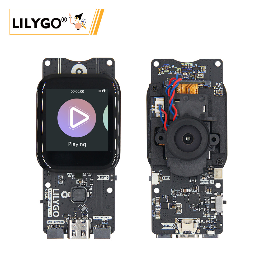 Lolin S3 - LILYGO® T-Camera-Plus-S3 บอร์ดพัฒนากล้อง ESP32-S3 2/5ล้านพิกเซลโมดูลการมองเห็นได้ในเวลากลางคืน IR-Cut