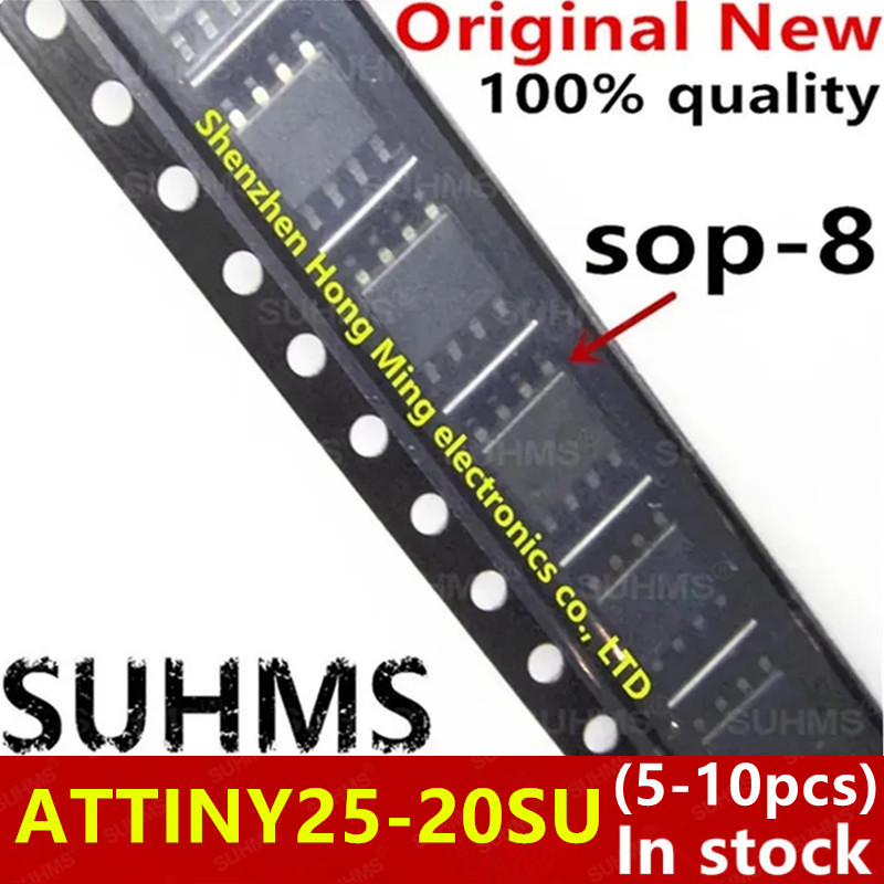 Devkitc - (5-10ชิ้น) 100% ATTINY25-20SU ใหม่ ATTINY25 20SU