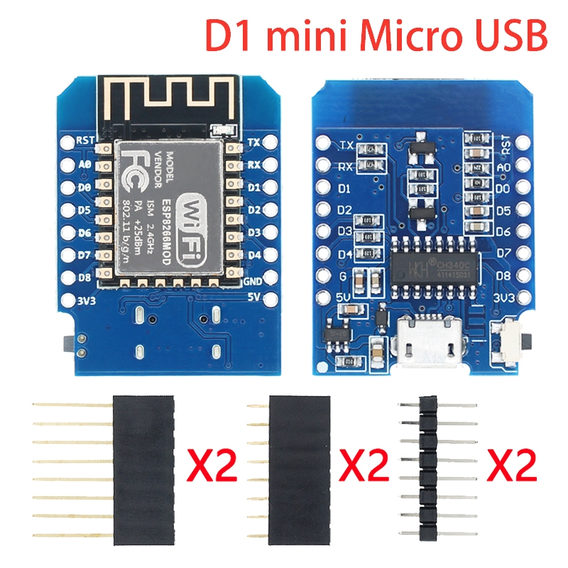 Micro USB/Type-C USB WeMos D1  - D1 Mini Pro บทวิจารณ์และราคา