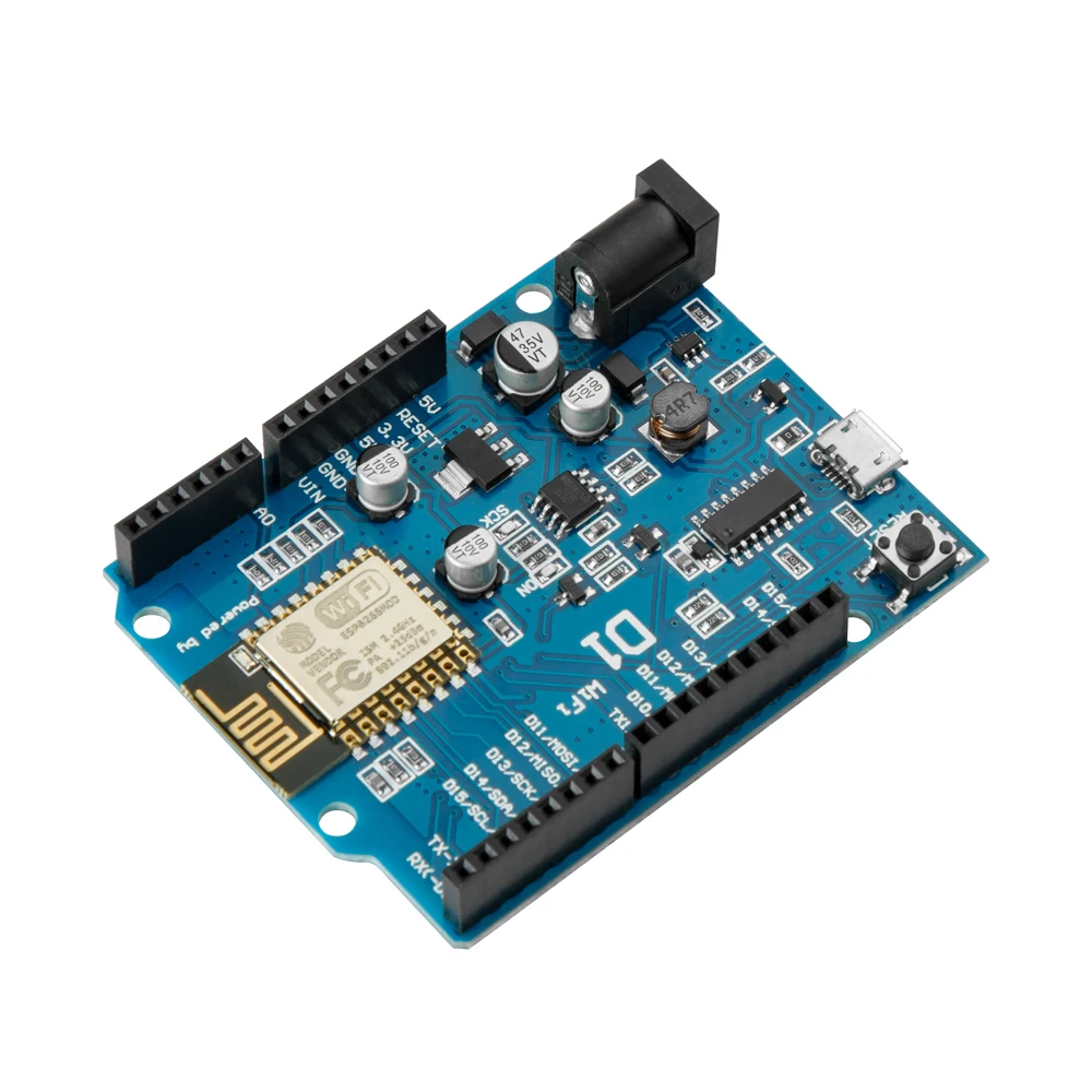 บอร์ดพัฒนา WiFi ESP-12E WeMos  - Wemos D1 บทวิจารณ์และราคา