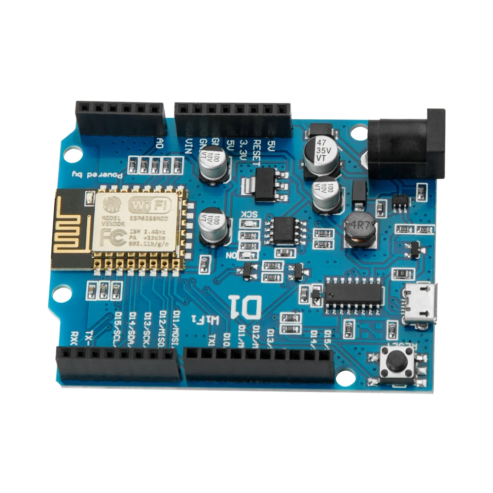 บอร์ดพัฒนา WiFi ESP-12E WeMos  - Wemos D1 บทวิจารณ์และราคา