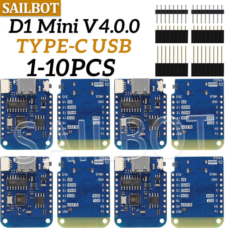 1-10PCS WeMos D1 Mini ESP8266  - Wemos D1 บทวิจารณ์และราคา