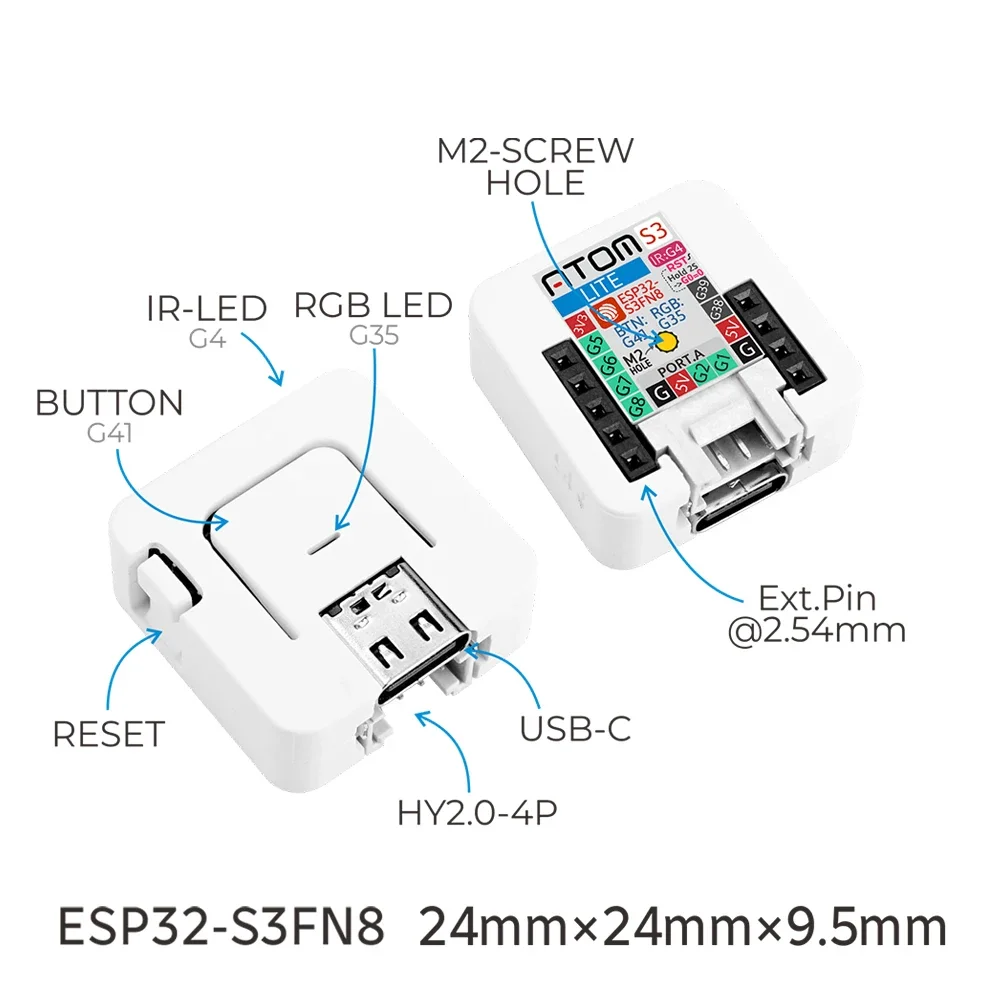 M5Stack AtomS3-Lite บอร์ดพัฒนา - Doit Esp32 บทวิจารณ์และราคา