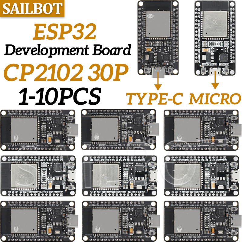 1/5/10PCS WR-32 32-S บอร์ดพัฒน - Nodemcu 32S บทวิจารณ์และราคา