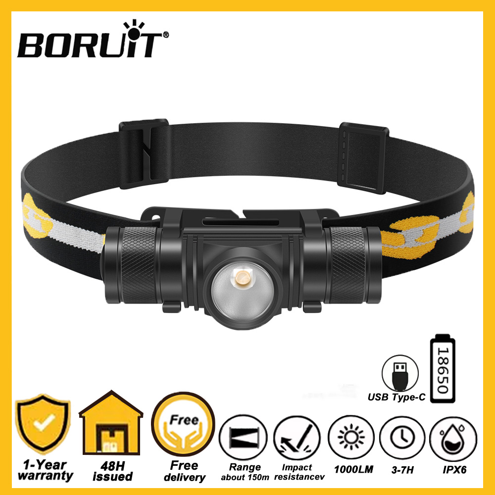 BORUiT D10 LED ไฟหน้า 18650 แบ - Lolin D32 บทวิจารณ์และราคา