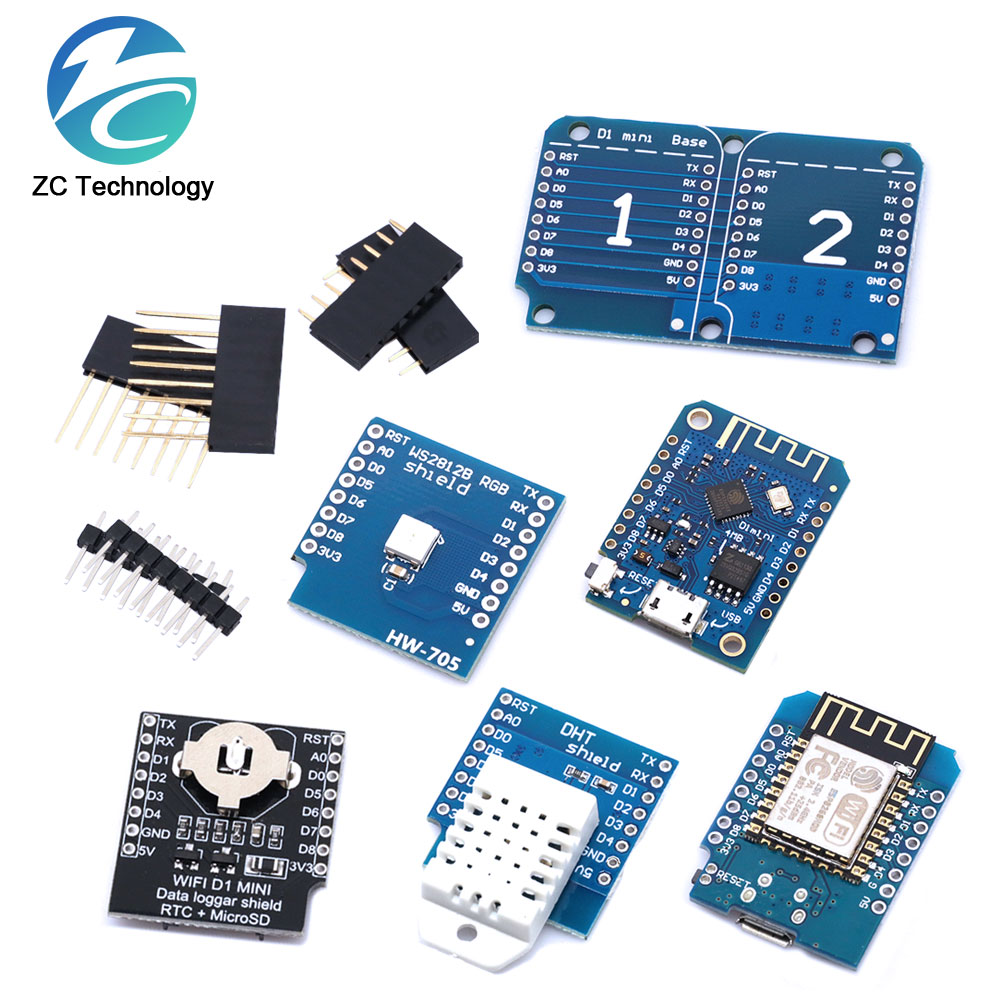 D1 Mini ESP8266 ESP-12F CH340G - Wemos D1 บทวิจารณ์และราคา