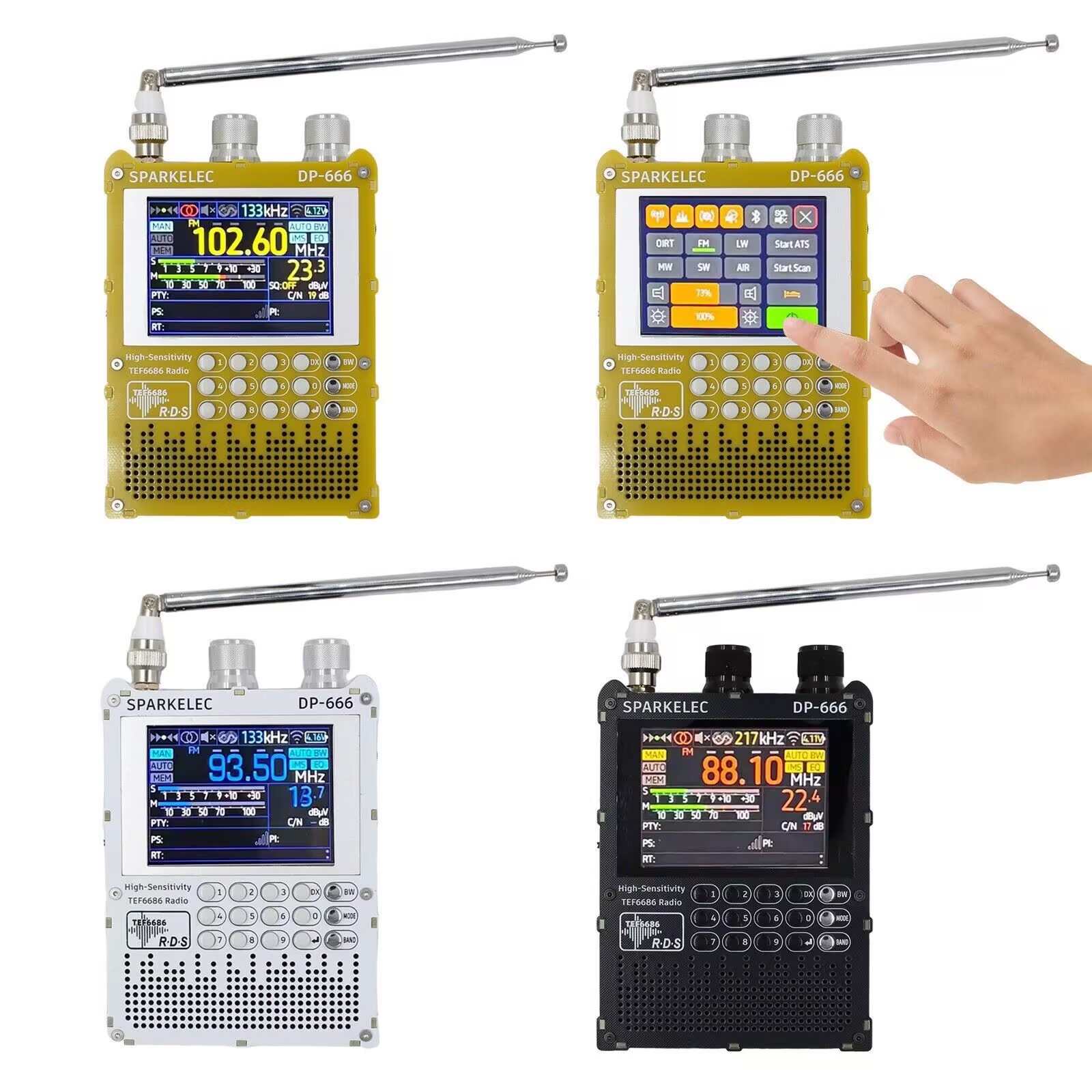 วิทยุรุ่นใหม่ DP-666 TEF6686 ค - Doit Esp32 บทวิจารณ์และราคา