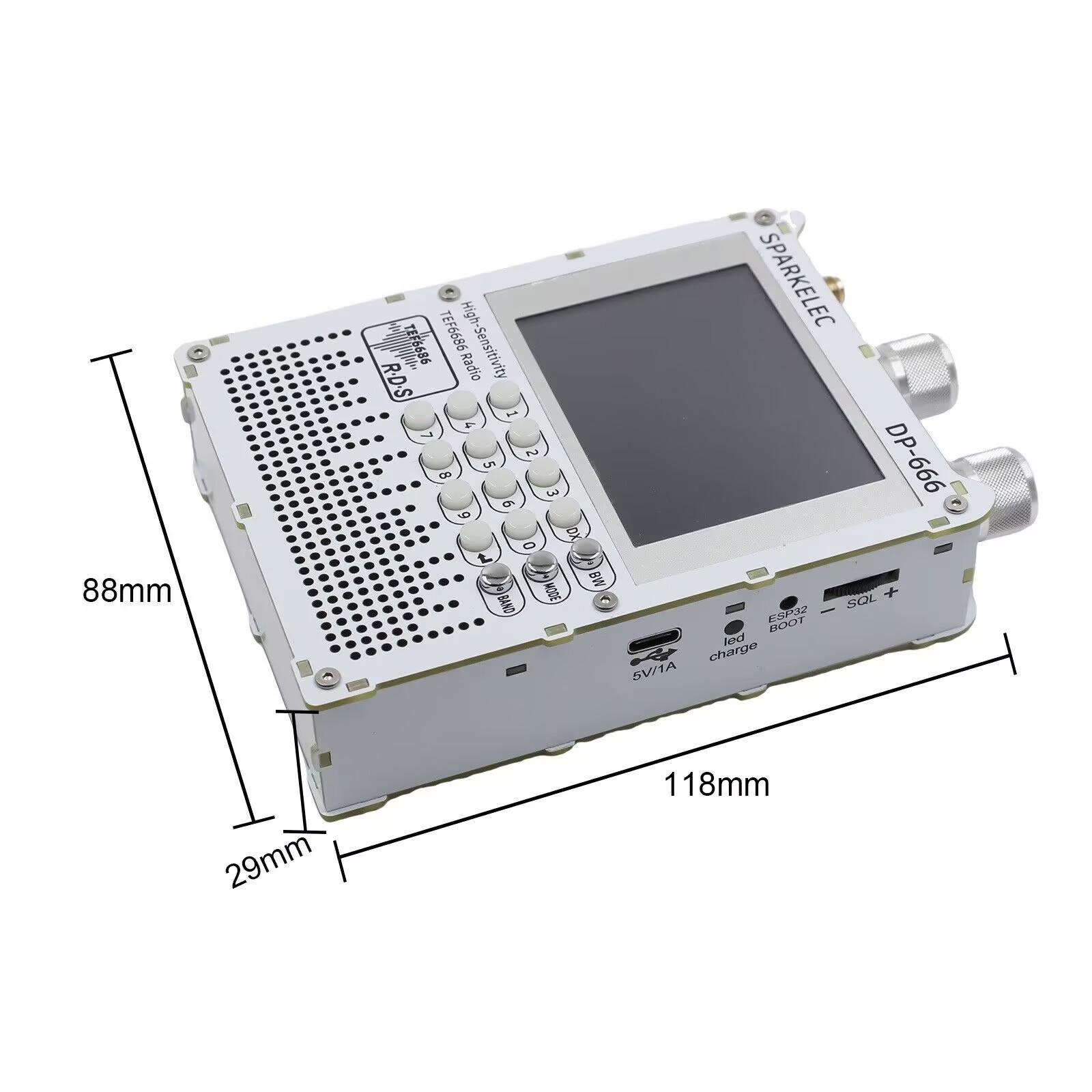 วิทยุรุ่นใหม่ DP-666 TEF6686 ค - Doit Esp32 บทวิจารณ์และราคา